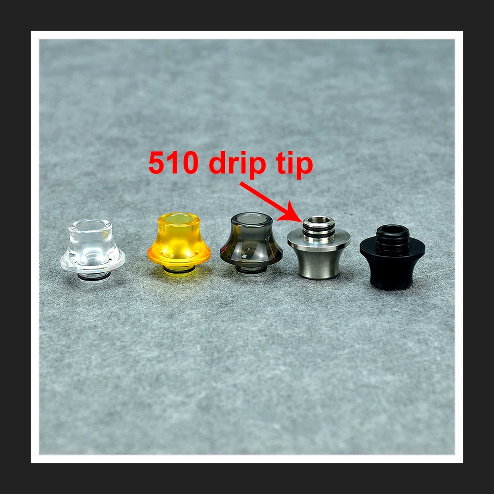 Resin Drip Tip for Taifun GT5, - Drip Tip Resin ulasan dan harga
