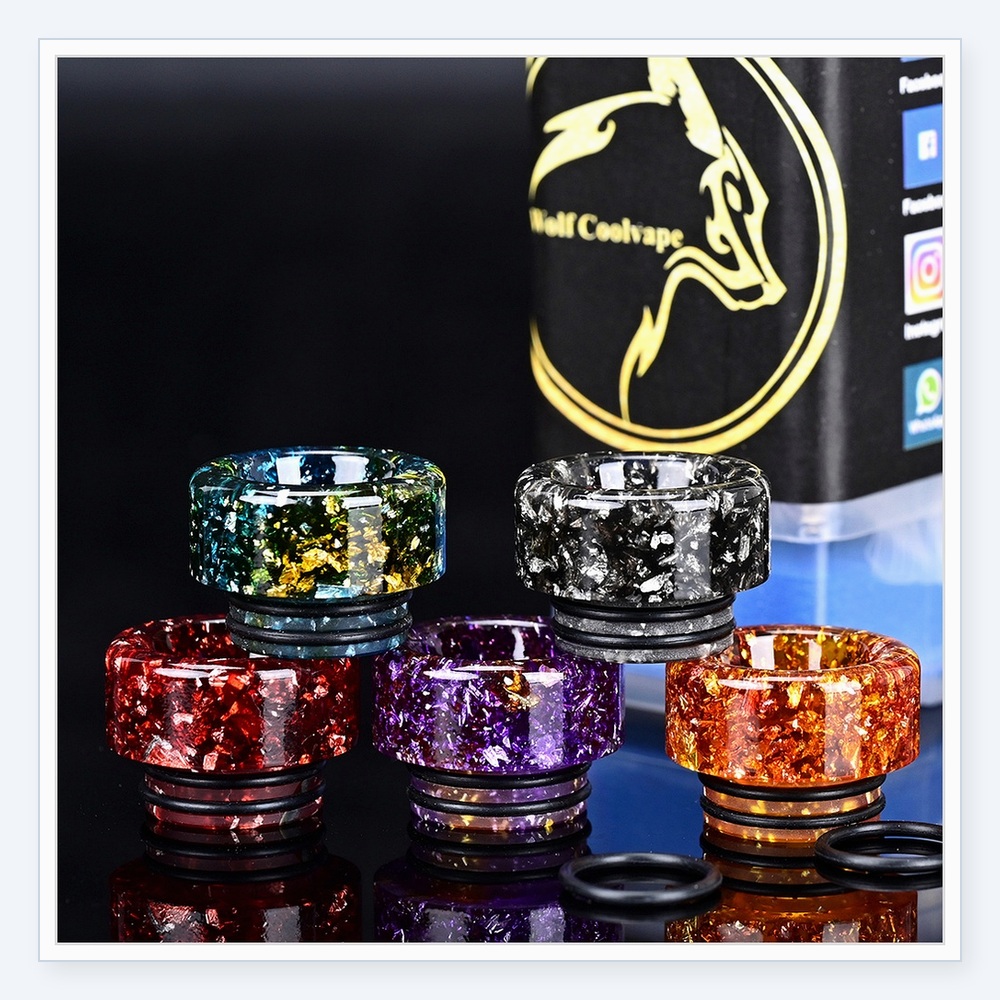 5pcs Wolfcoolvape 810 Drip Tip - Drip Tip Resin ulasan dan harga