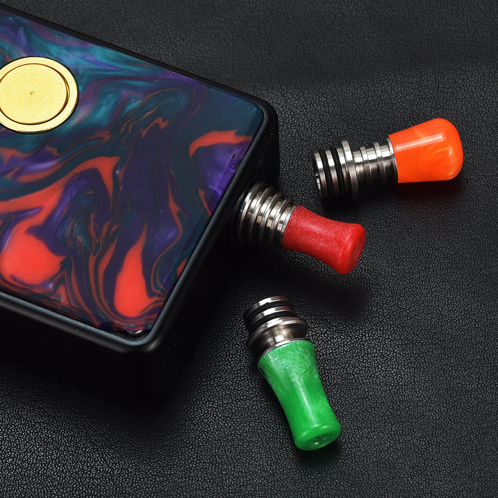 WOLFCOOLVAPE design rda tank a - Drip Tip Resin ulasan dan harga