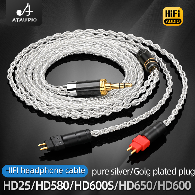 ATAUDIO HiFi Pure Silver 2.5mm - Sennheiser Headphone Hd 25 ulasan dan harga